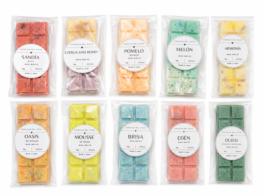Wax Melts Artesanales de Soja | Cera Aromática para Quemador