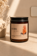 Vela aromática Llama que Humea de palo santo de Esencias del Cielo