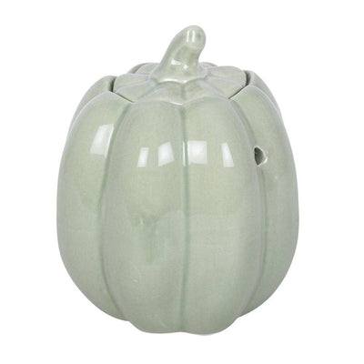 Quemador de aceite alto calabaza otoñal verde salvia
