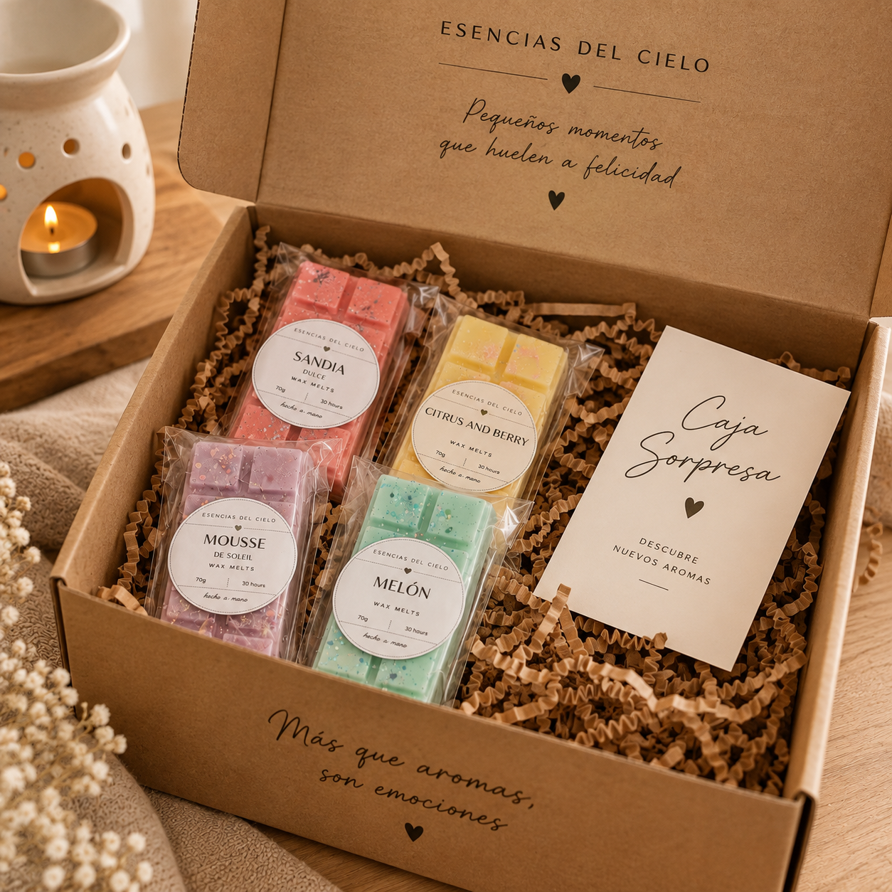 CAJA SORPRESA WAX MELTS