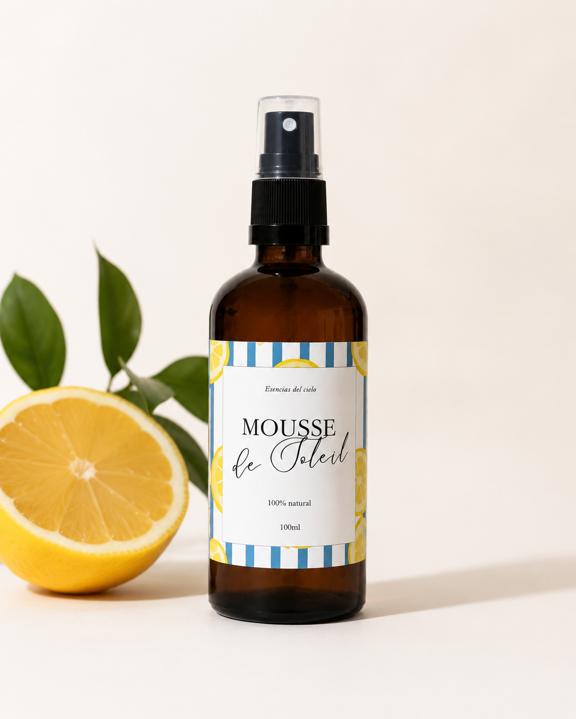 Ambientador Textil Tarta de Limón 100 ml ( Mousse de soleil)