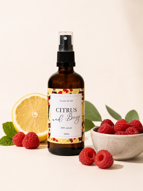Ambientador Textil Limón y Frambuesa 100 ml | Aroma Fresco y Vibrante (Citrus and Berry)