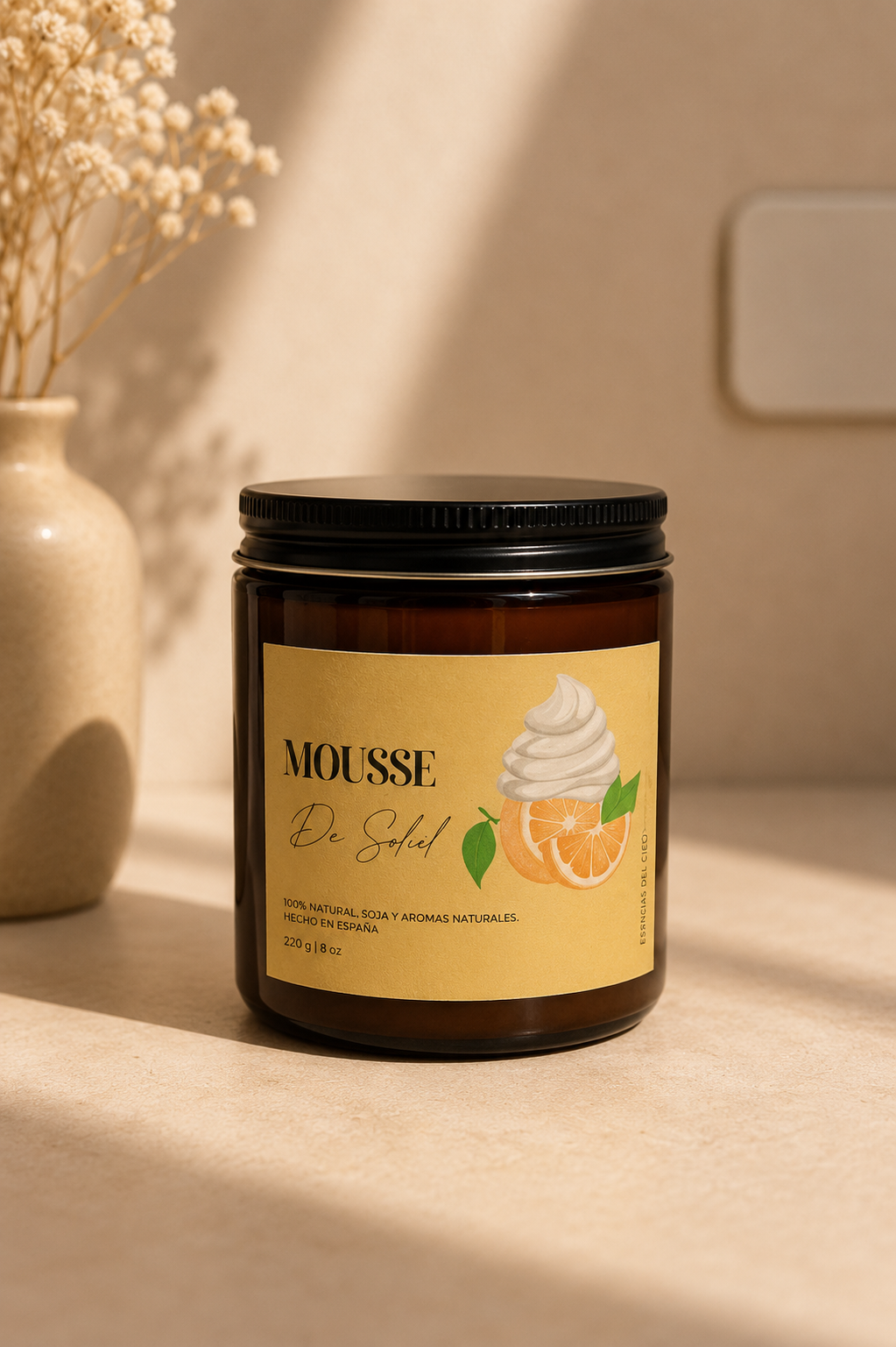 Vela Aromática Mousse de Soleil | Pie de Limón y Mousse Cremosa