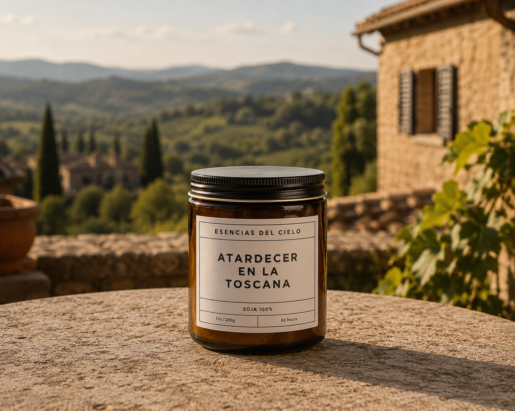 Vela Atardecer en la toscana