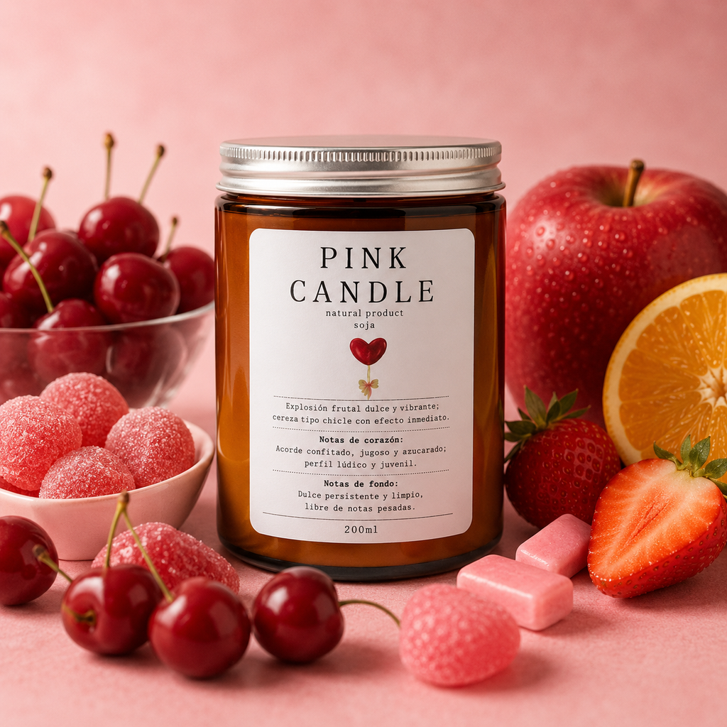 Vela pink candle